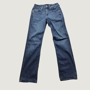 7 For All Mankind Austyn Jeans Women 28 Blue Excellent Relaxed Straight Leg